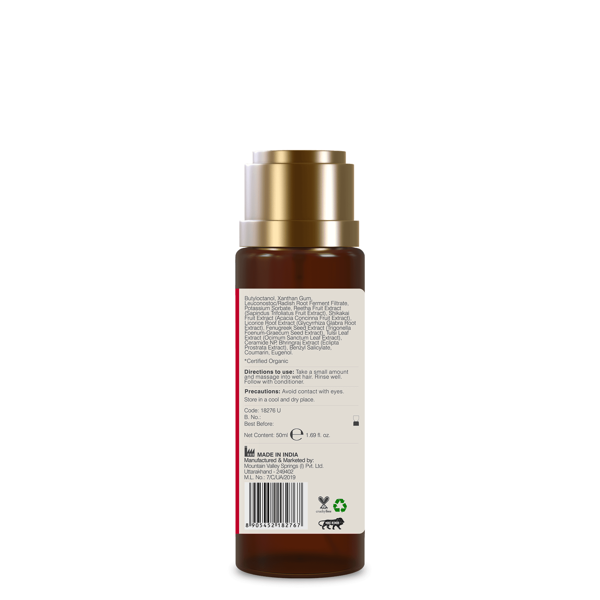 Nourishing Hair Cleanser Bhringraj and Shikakai