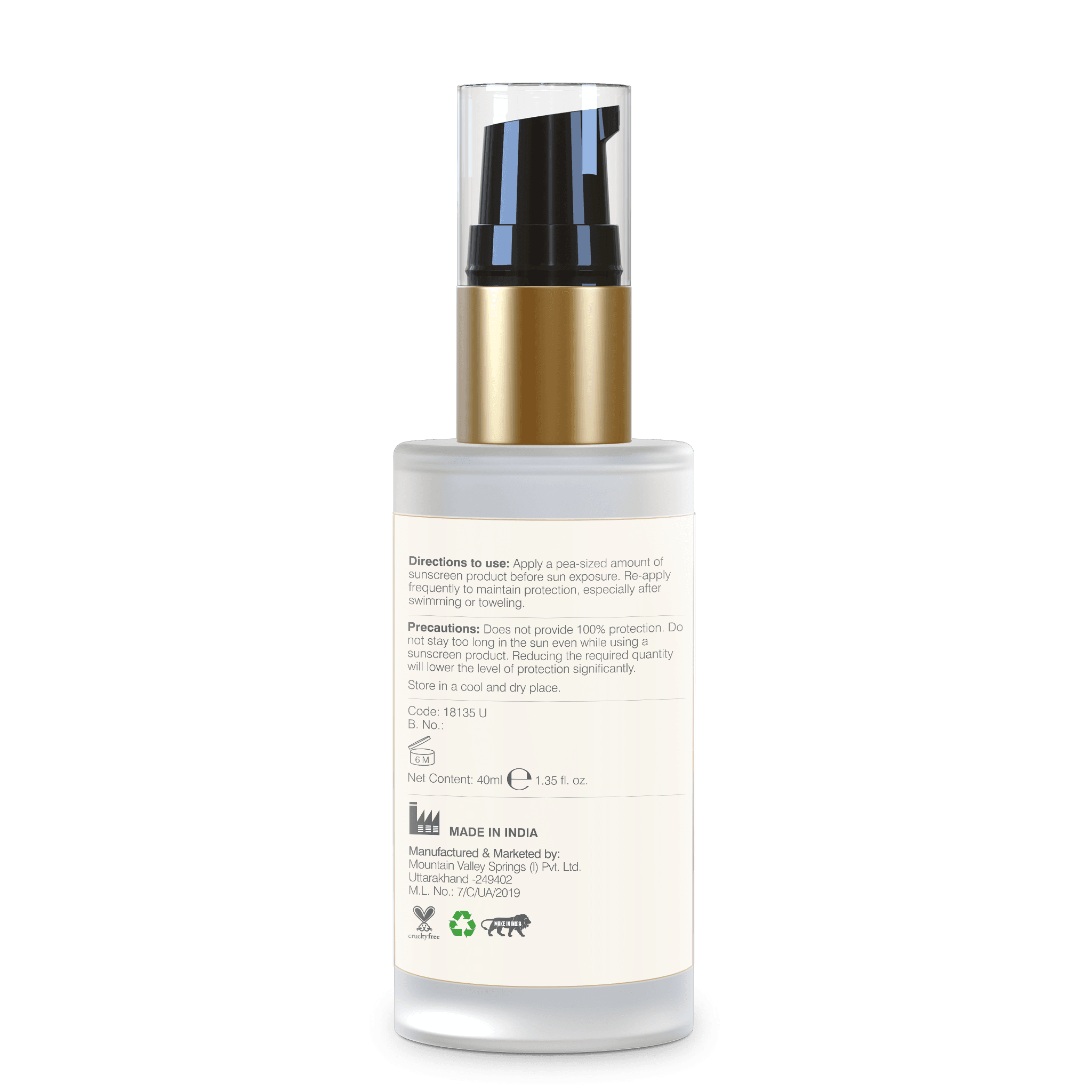 Hydrating Day Lotion Jasmine & Mogra - SPF 15