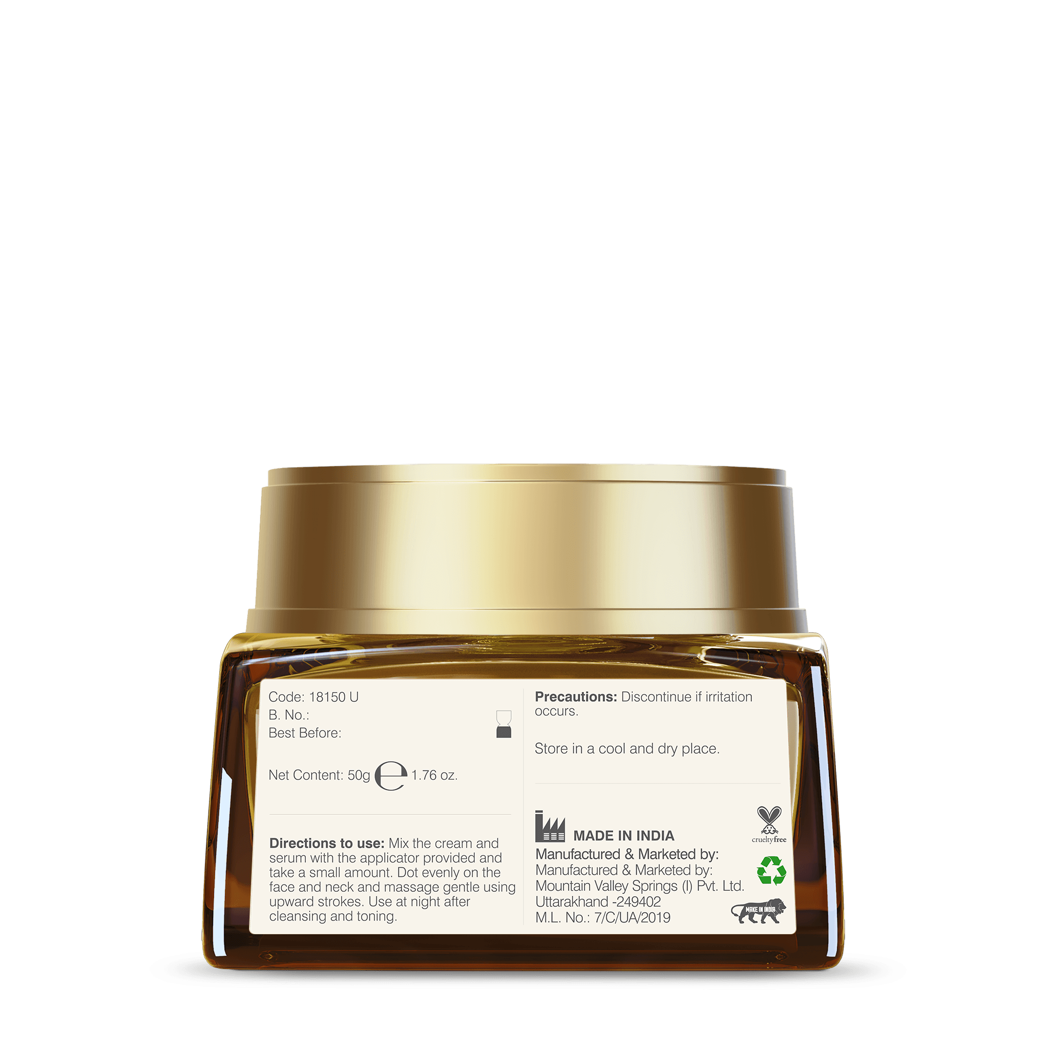 Transformative Soundarya Night Cream with 24 K Gold