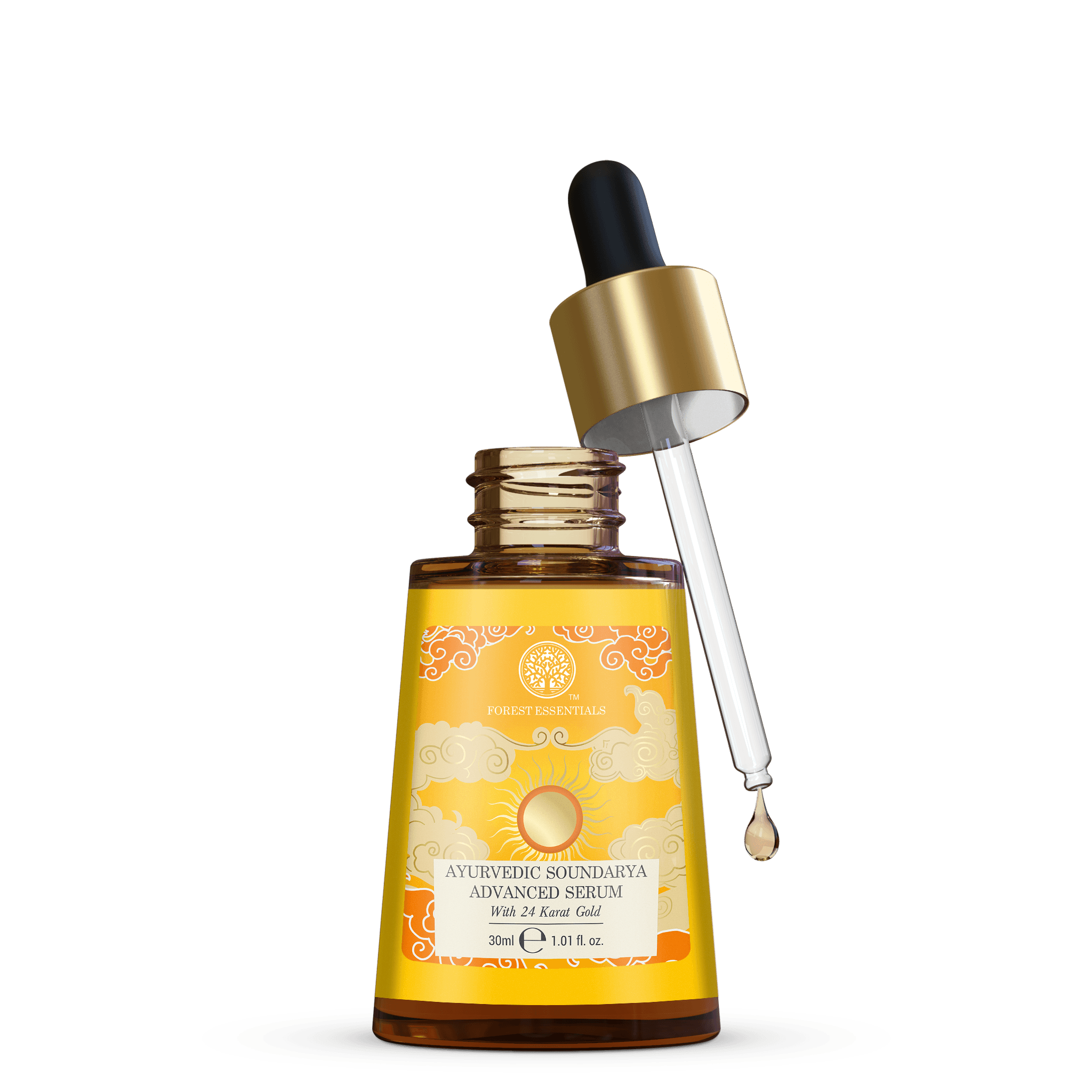 Ayurvedic Soundarya Advanced Serum with 24 Karat Gold