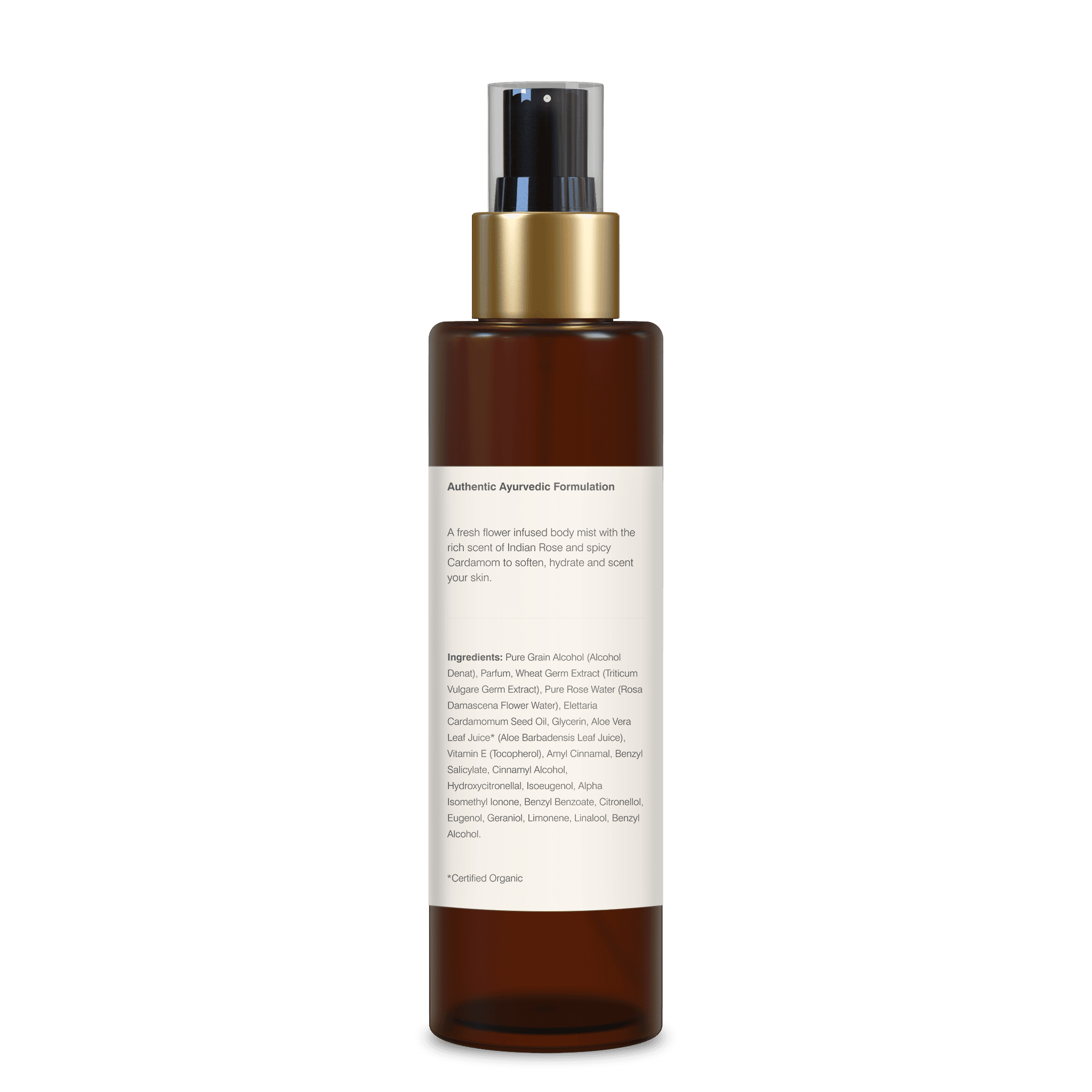 Scented Body Mist - Rose and Cardamom