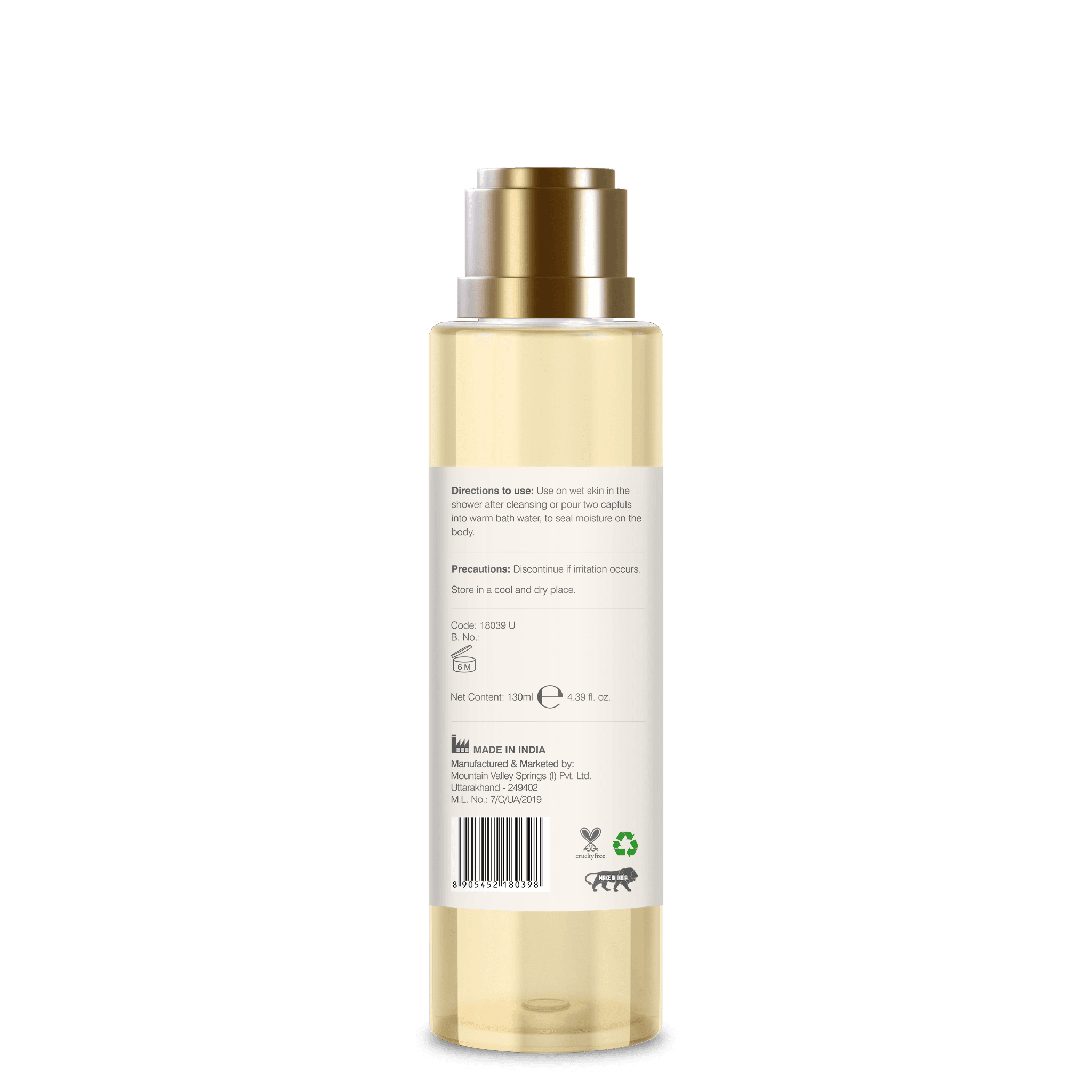 Sheer Indulgence Bath and Shower Oil Nargis