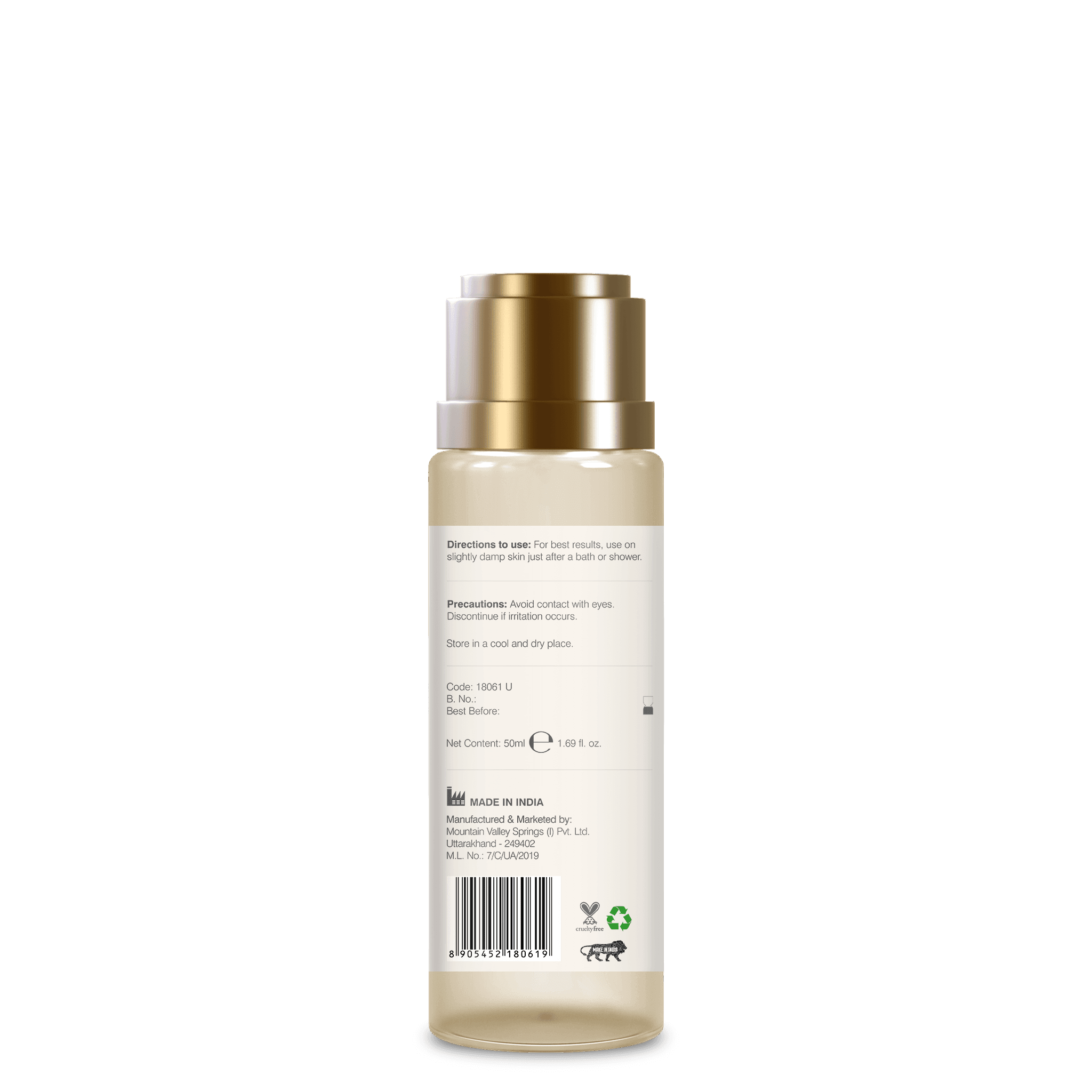 Moisture Rich Body Milk Lime, Saffron & Oudh