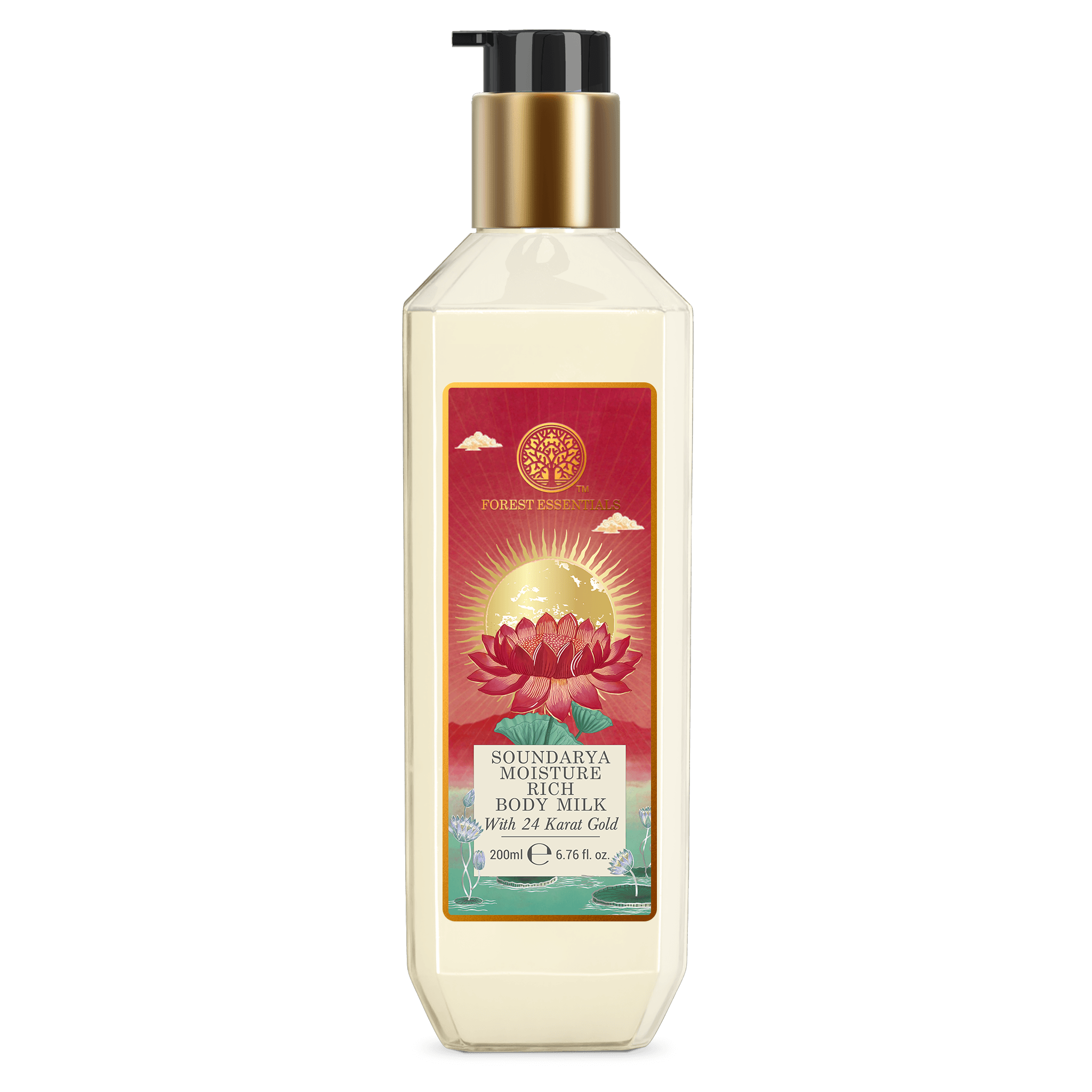 Soundarya Moisture Rich Body Milk with 24 Karat Gold