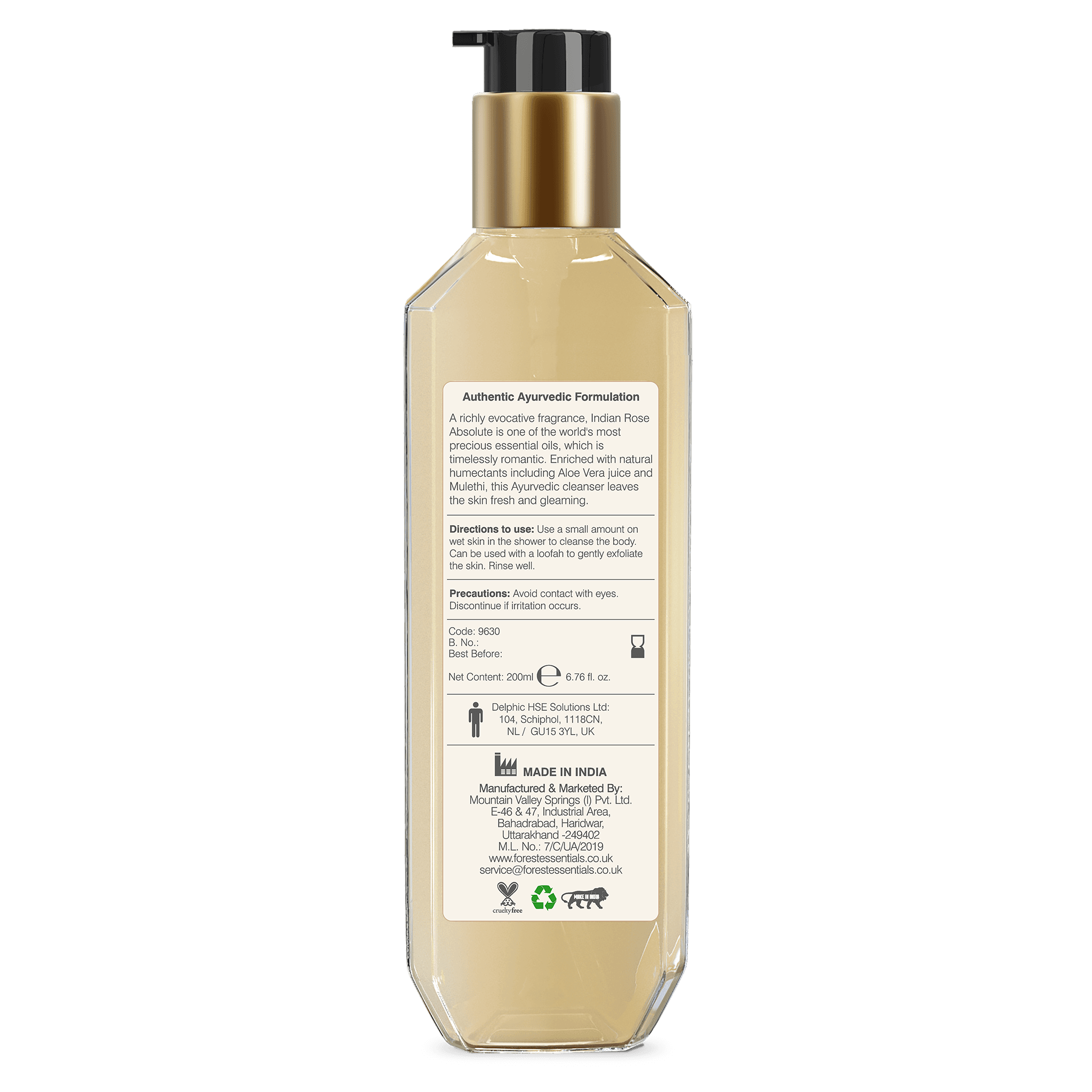 Hydrating Shower Wash Indian Rose Absolute