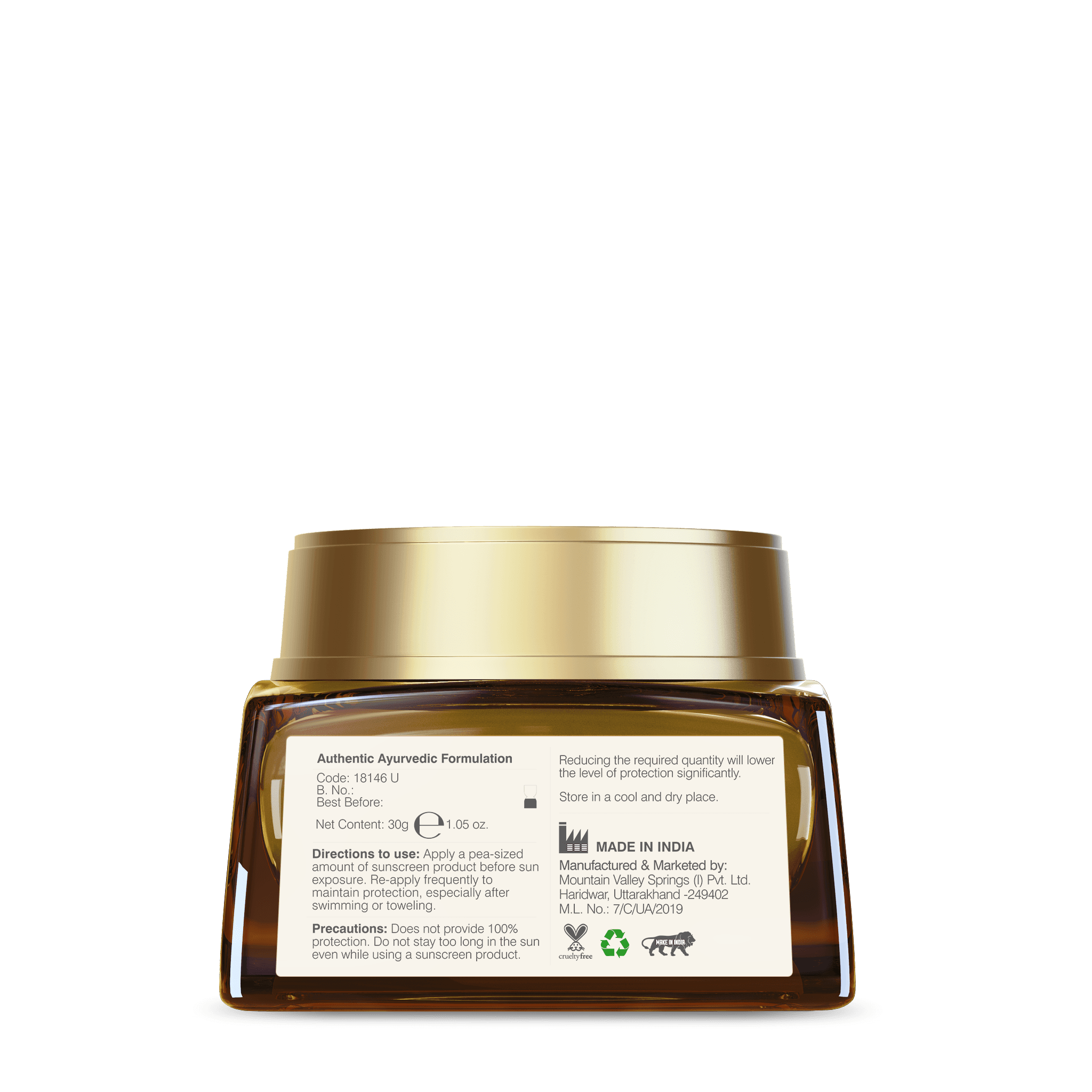 Soundarya High Performance Cream with 24 K Gold and SPF30