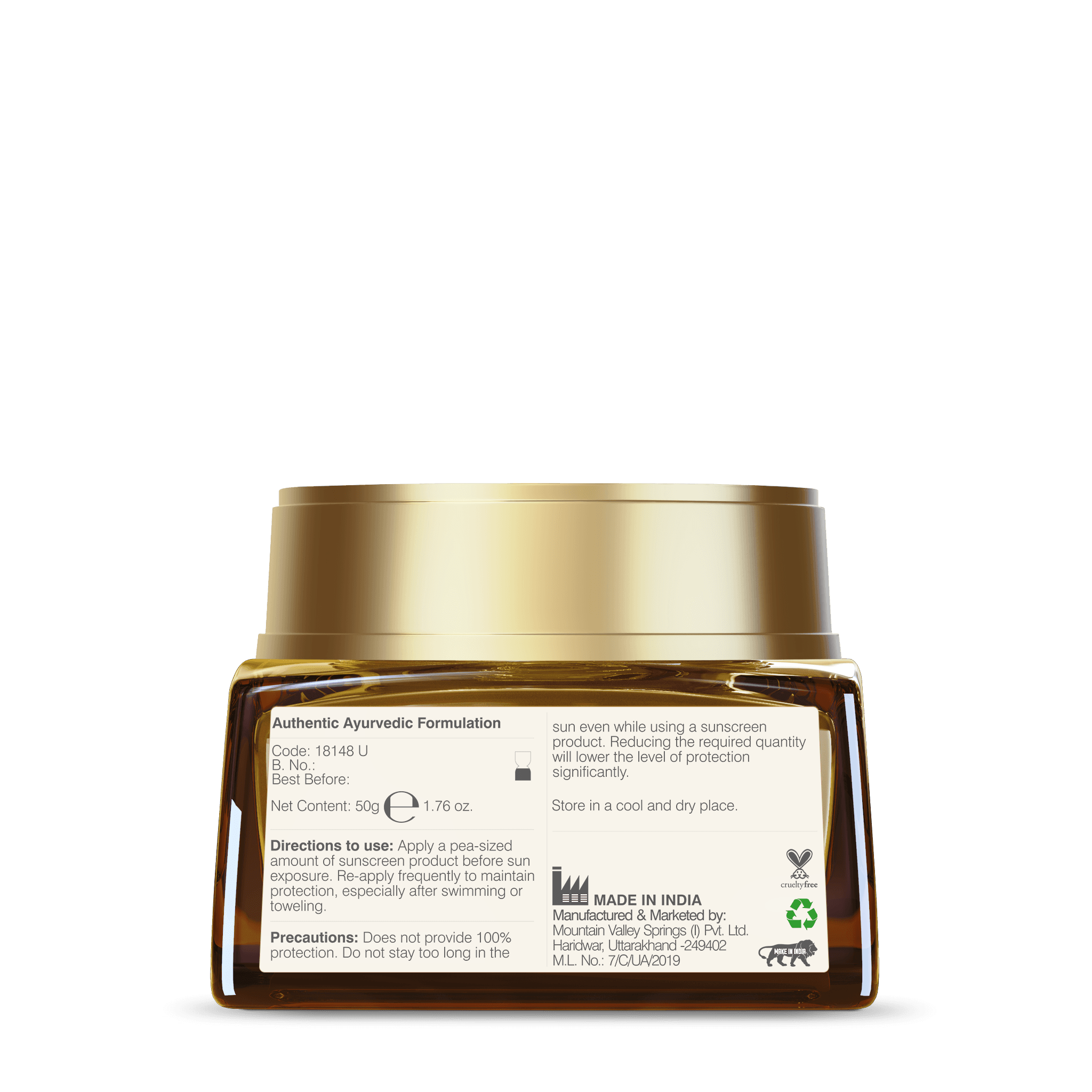 Soundarya High Performance Cream with 24 K Gold and SPF30