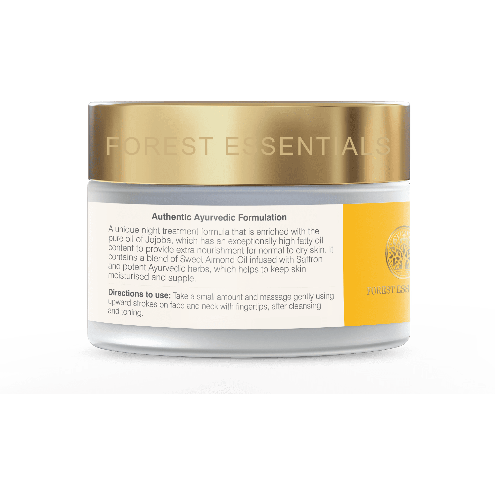 Ayurvedic Night Replenishing Cream Sandalwood & Saffron