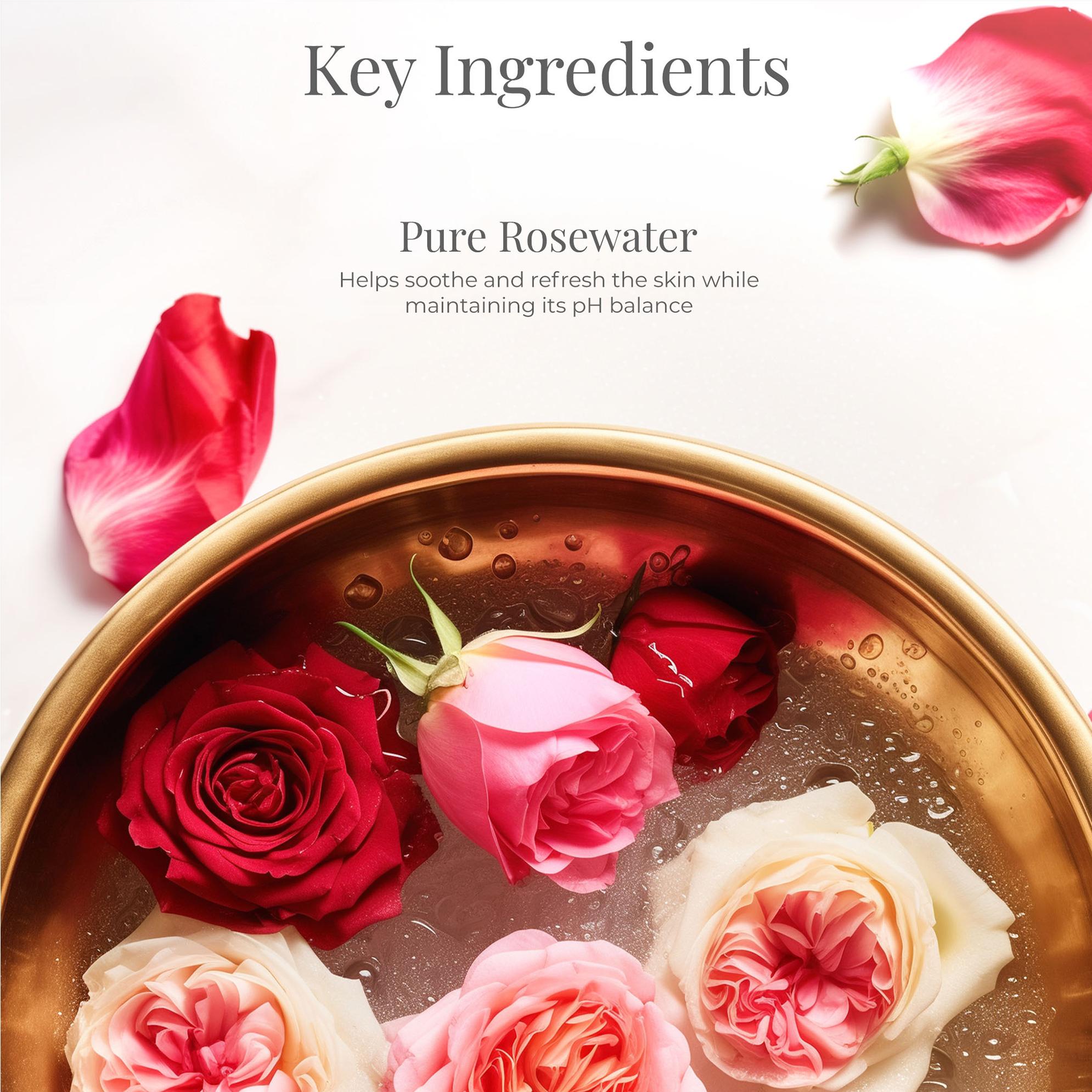 Pure Steam Distilled Rose Water